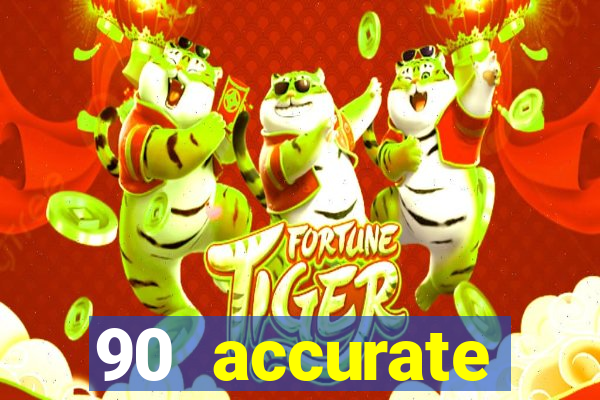 90 accurate football predictions