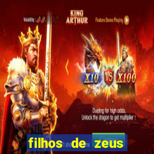 filhos de zeus mitologia grega