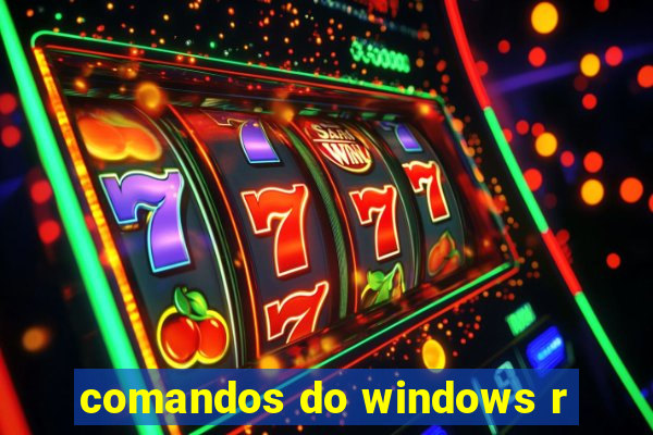 comandos do windows r