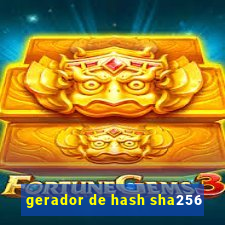 gerador de hash sha256