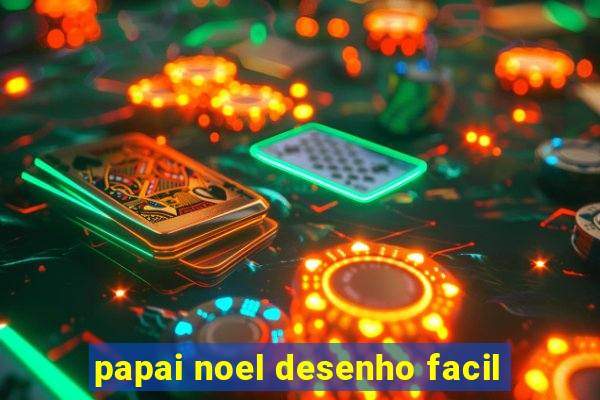 papai noel desenho facil