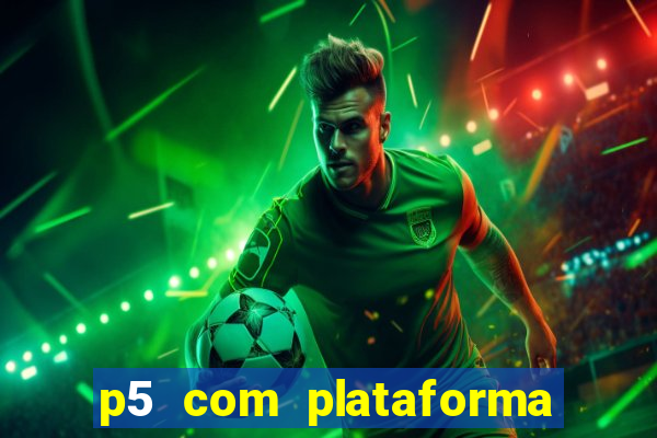 p5 com plataforma de jogos