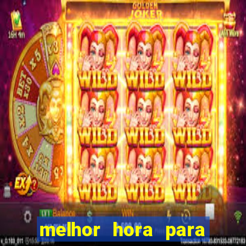 melhor hora para jogar fortune rabbit