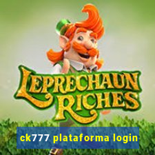 ck777 plataforma login